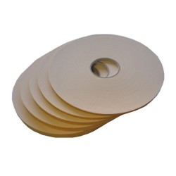 3mm x 10mm White Double Sided Security Tape 25m
