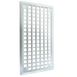 Plastic Grill Ventilator ( White ) 175mm x 90mm