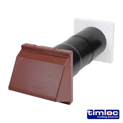 Timloc Aero Core Through-Wall Ventilation Set - Brown