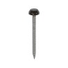 30 x 2.1 Polymer Headed Pins - A4 Stainless Steel - Mahogany