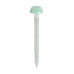 30 x 2.1 Polymer Headed Pins - A4 Stainless Steel - Chartwell Green