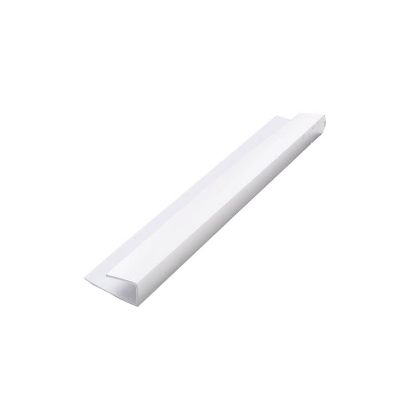 1 Part Edge Trim (U Channel) White (10mm) x 2.7m