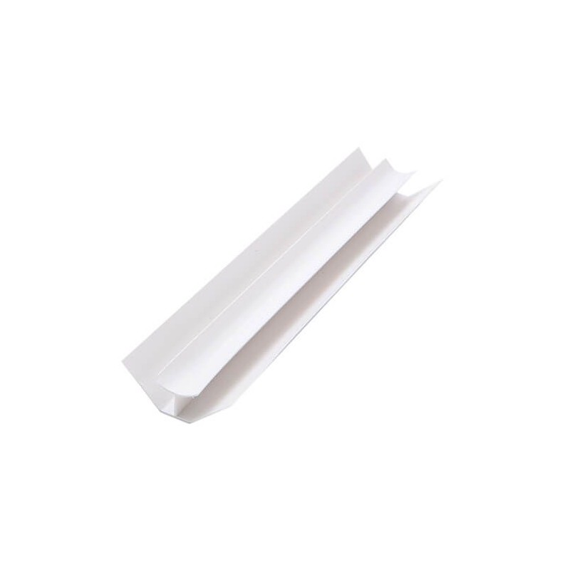 Internal Corner Trim White 10mm x 2.7m