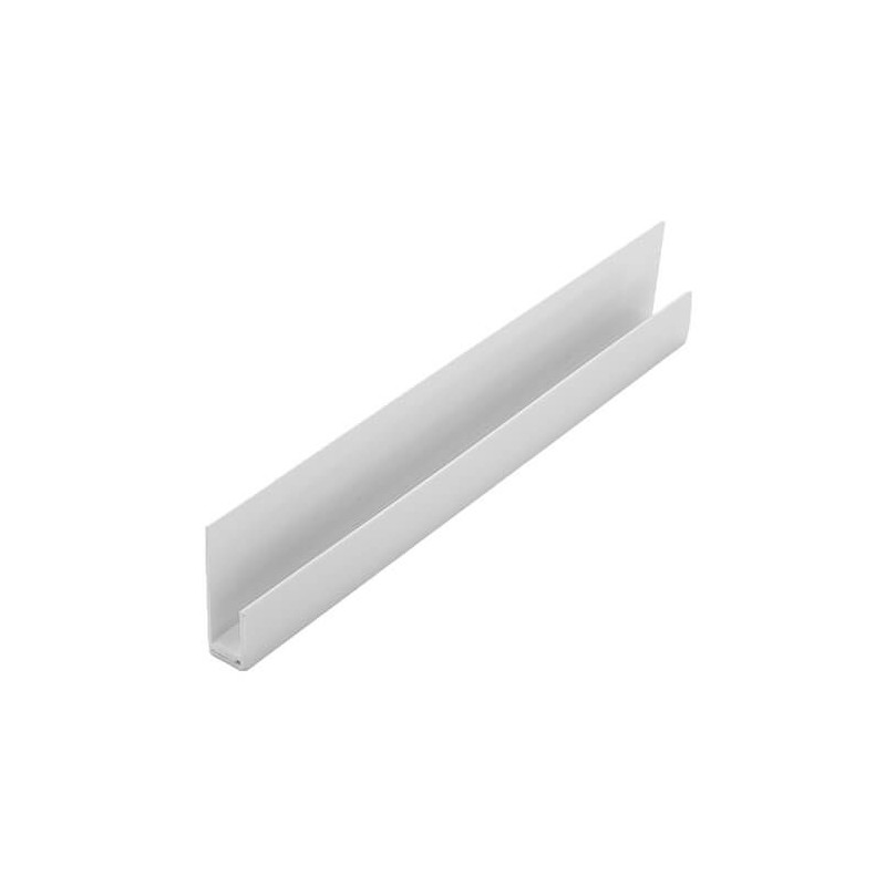 2 Part Edge Trim White 8/10mm x 2.7m