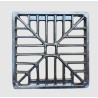 160mm x 160mm Square Gully Grid Aluminium ( 6inch )